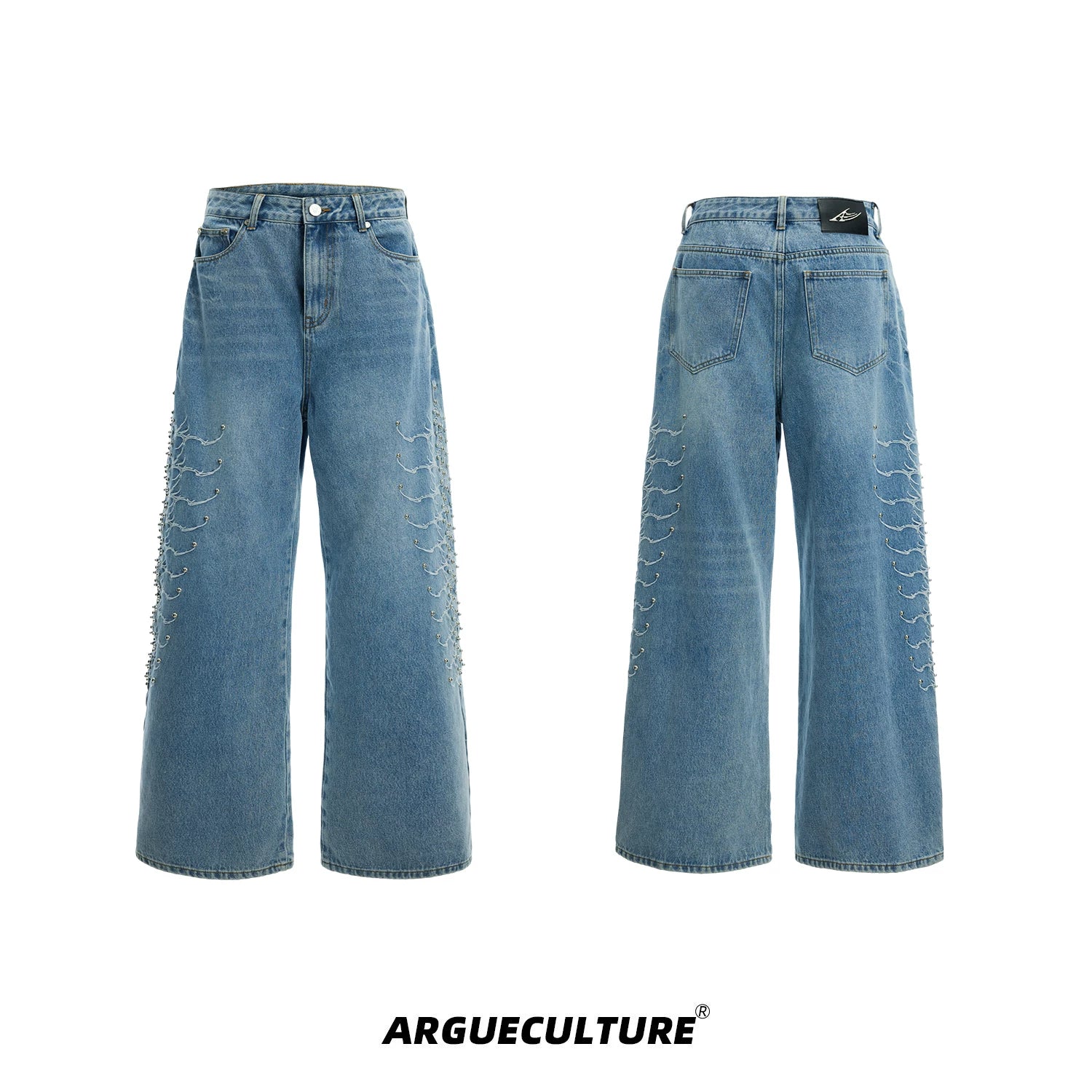ArguECulturE Vintage Metal Spike Jeans