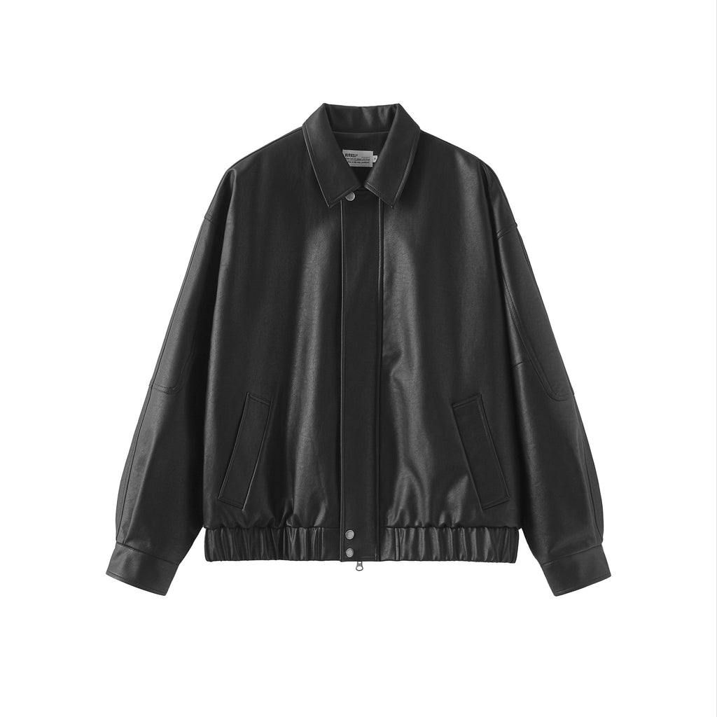 BUTTBILL  90 White Duck Down Leather Jacket