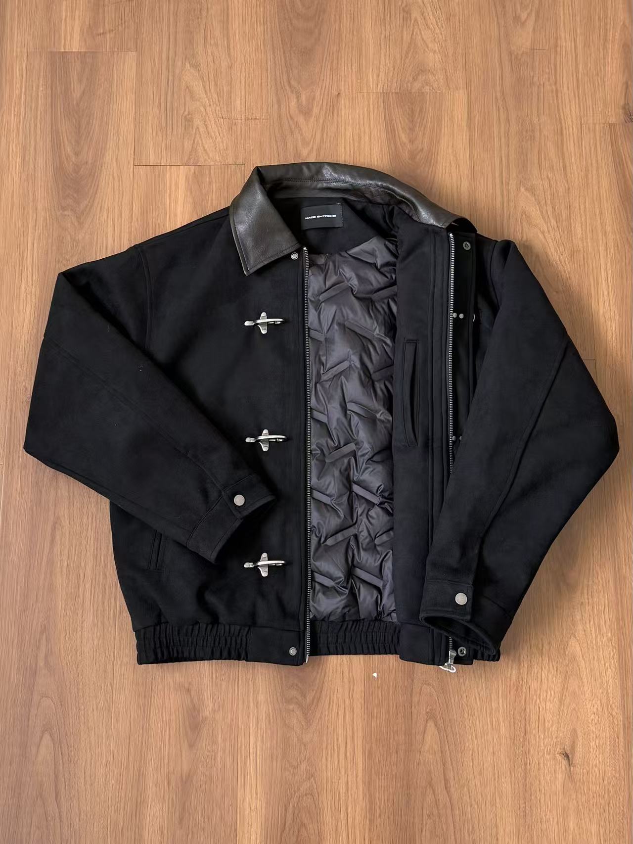 EME Suede White Duck Down  Thickened Thermal Jacket