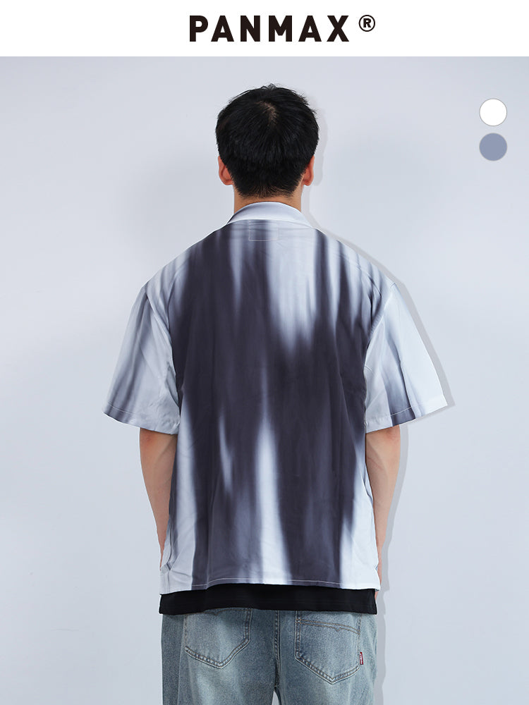 PANMAX Chinese Style Ink Design Guochao Loose Large Size Tee