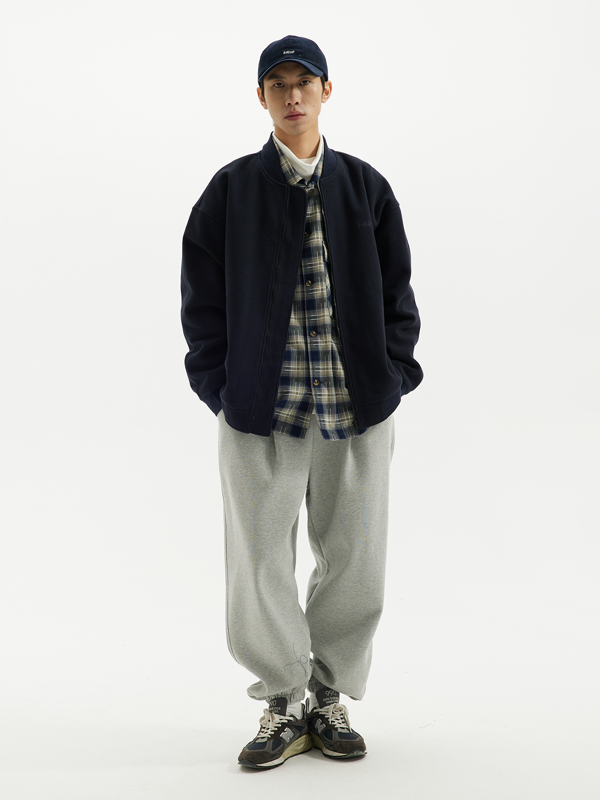 BUTTBILL Japanese baseball jersey knitted jacket