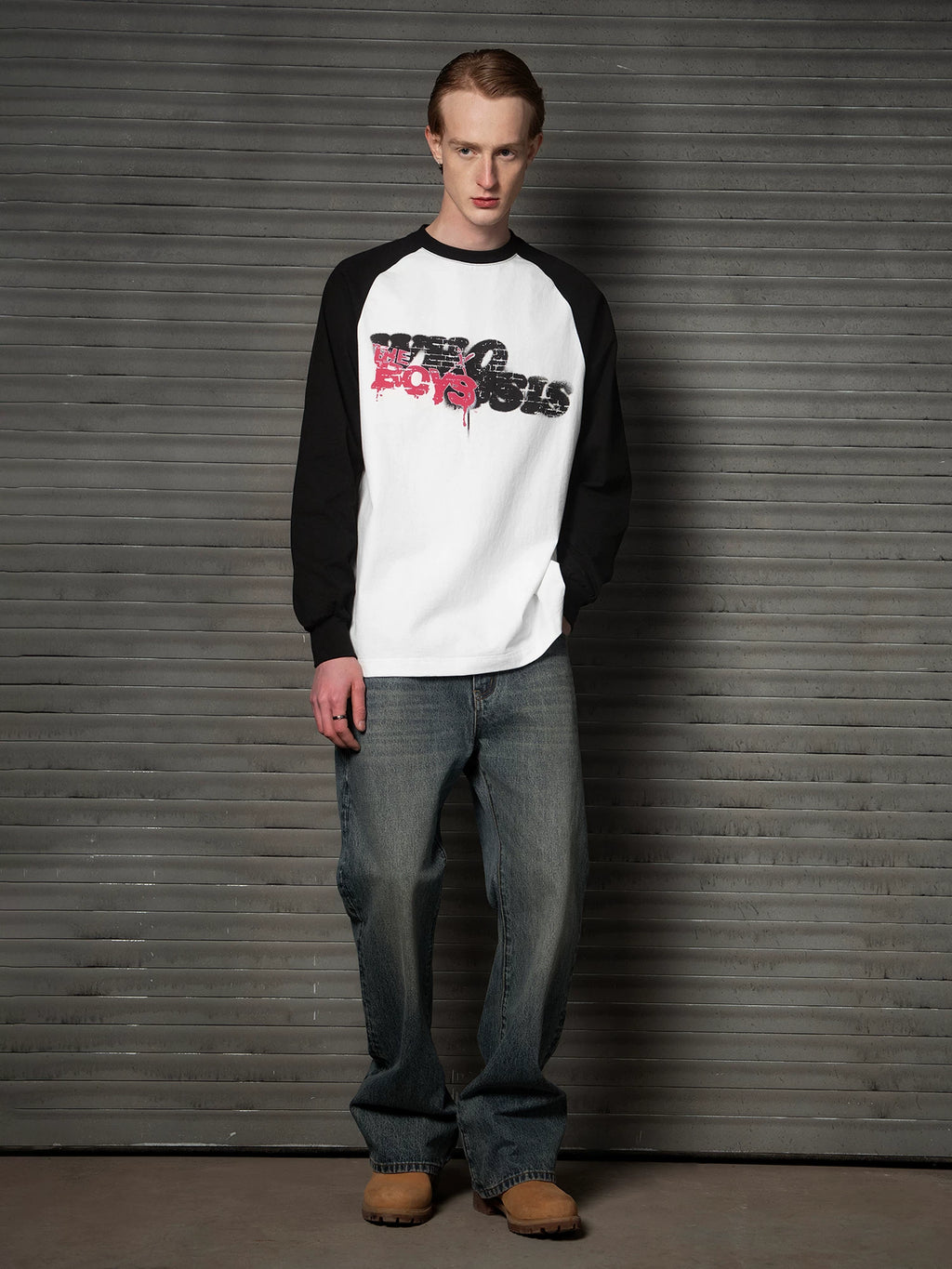 WHOOSIS Shoulder Simple Casual Long Sleeve