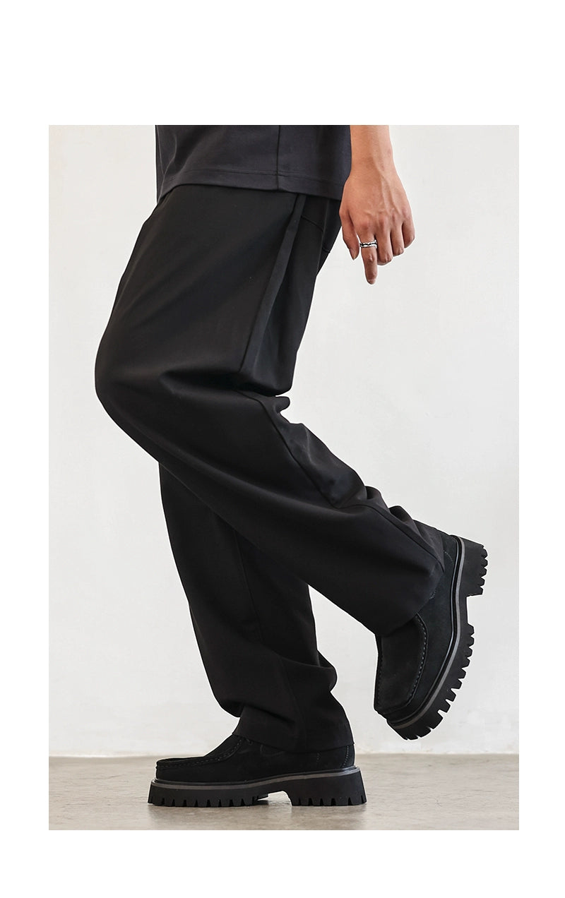 FANGSANHUO Square Head Retro Thick-soled Suede Tooling Short Boots