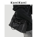 KoniKoni Leather Large Capacity Handbag