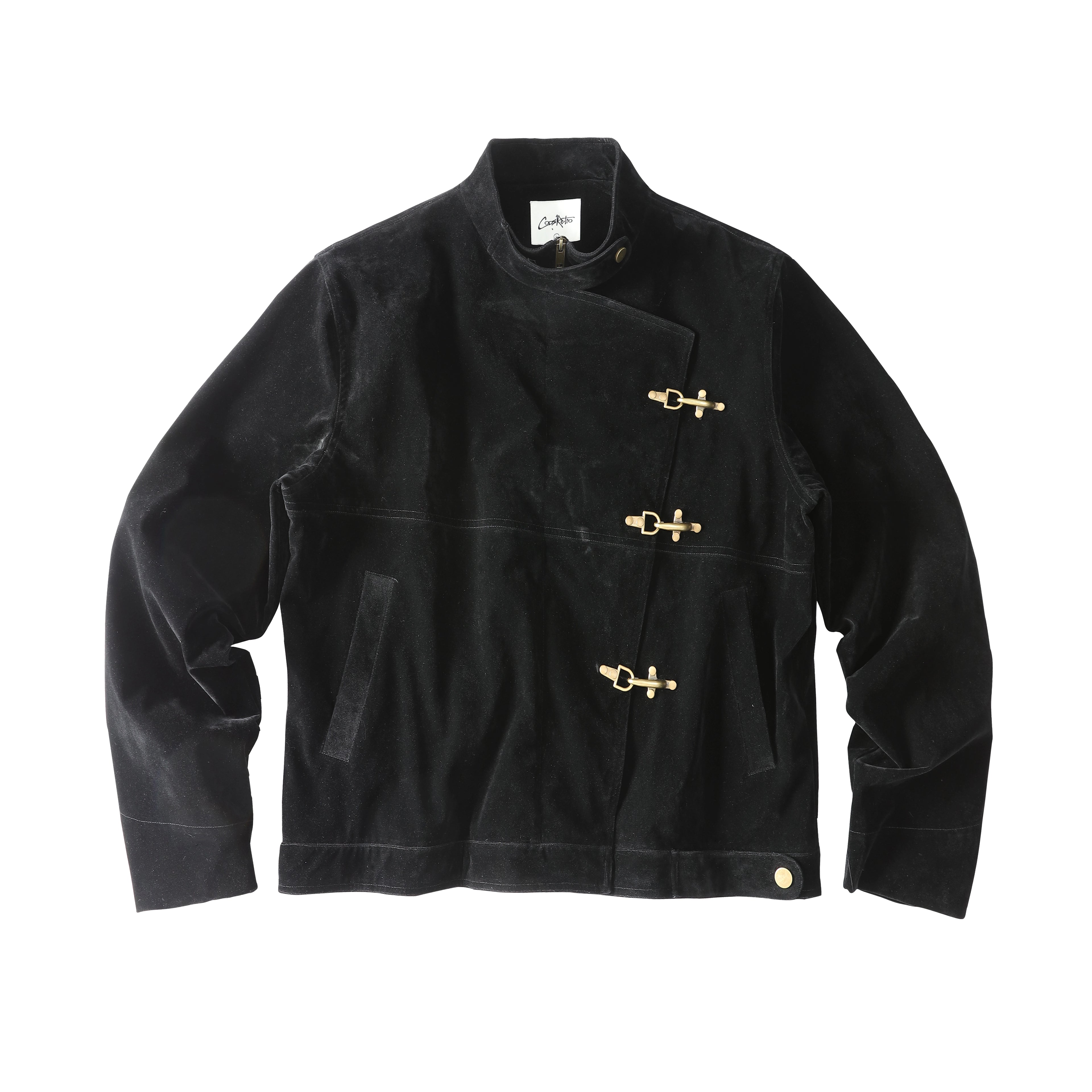 CoosRetro Vintage Plane Buckle Jacket
