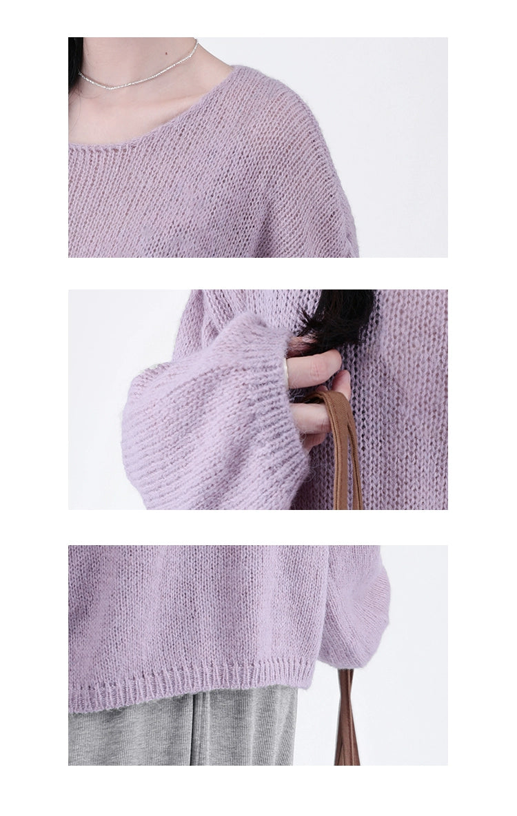 Three Gentle and Lazy Hollow Blouses