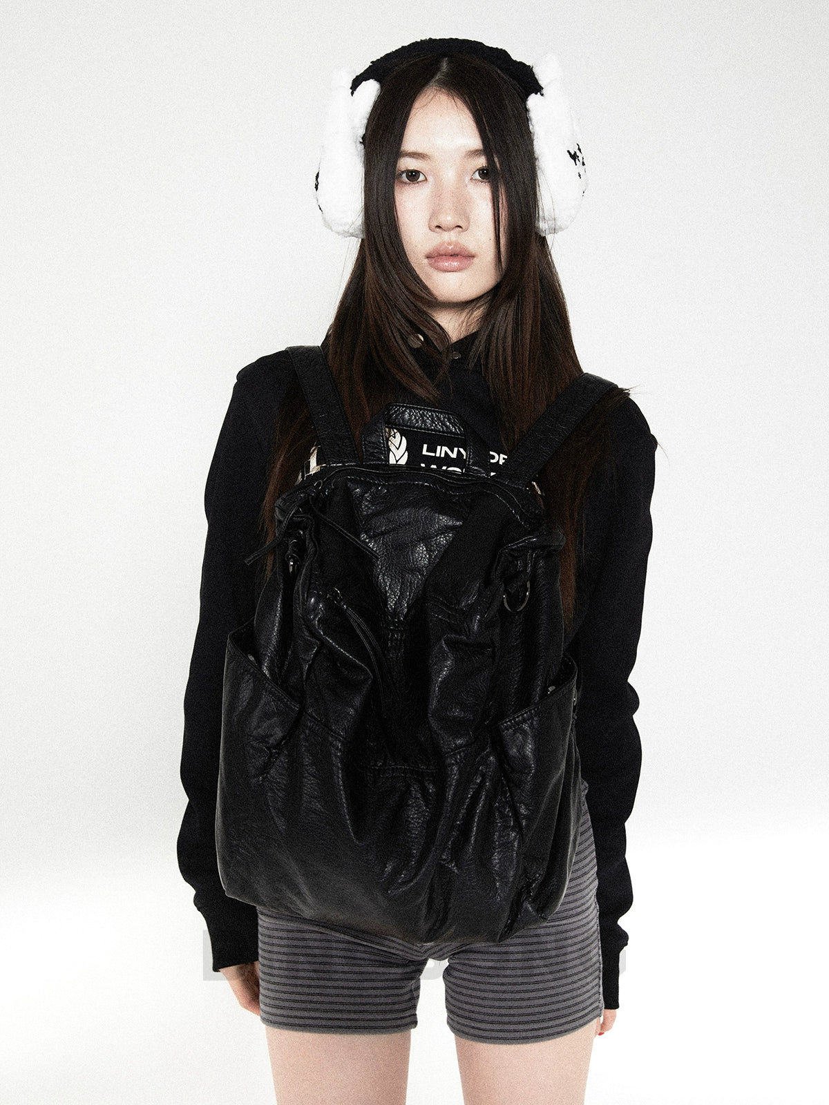 BINGBONG Large Capacity Messenger Bag Design Feeling Backpack