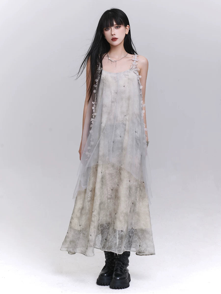 LADYGHOST All-match Suspender Dress