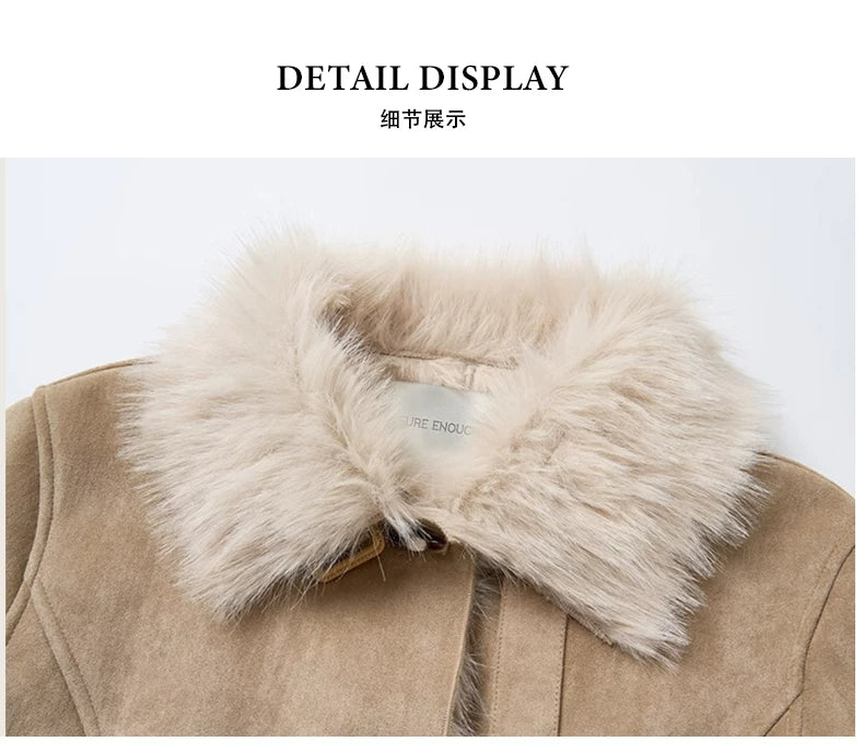 SUREENOUGH Skin-integrated Slim Warm Thick Jacket