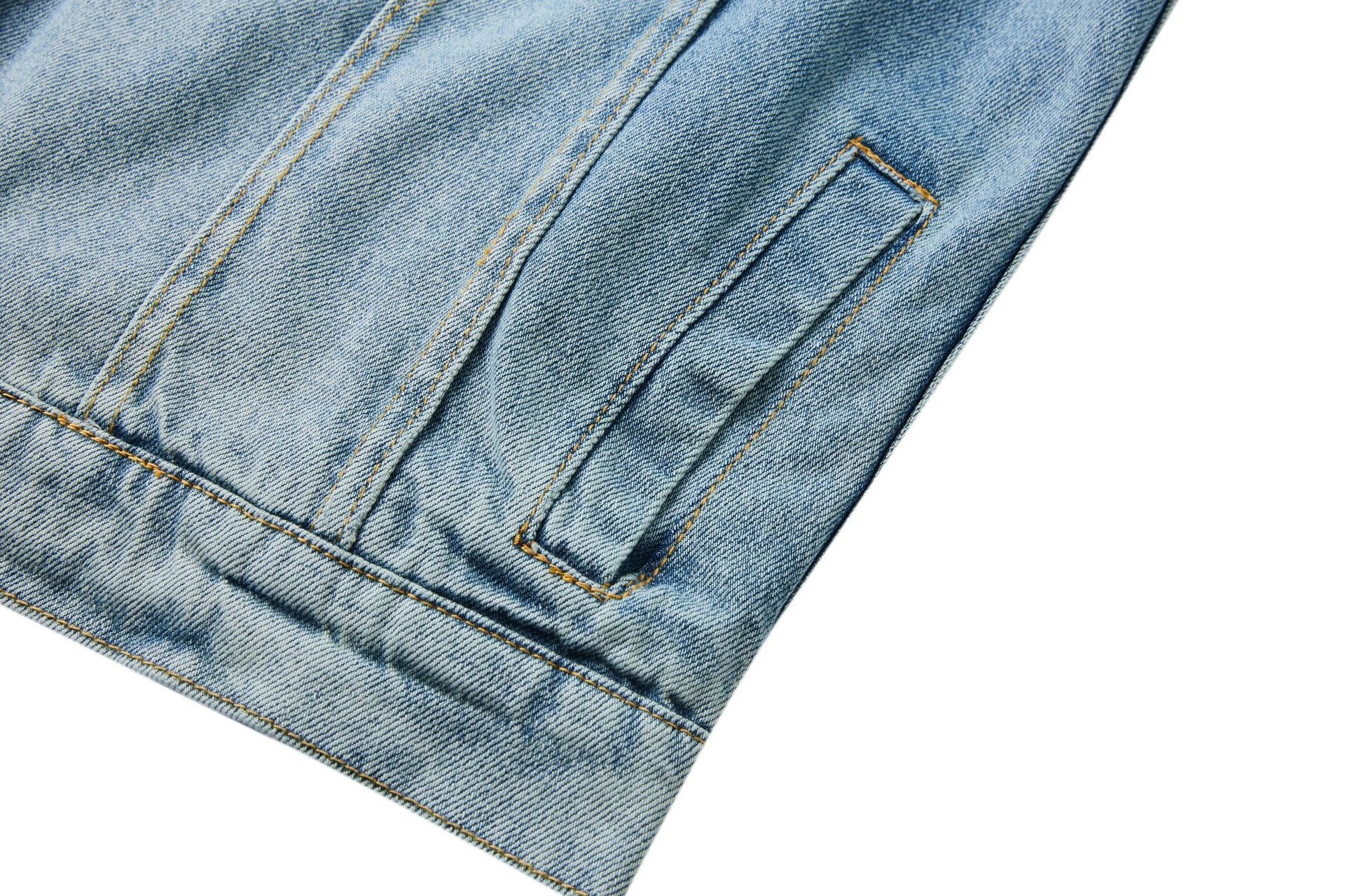 EME Plaid Vintage Premium Denim Jacket