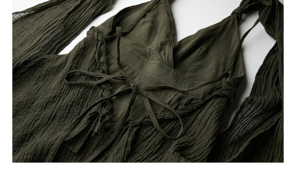 INDULGE Streamer Waist Suspender Dress