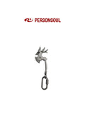 PERSONSOUL Oxidized Old Tomahawk Key Pendant