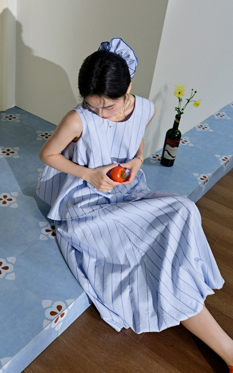 Kuose Vest Top Bud Skirt Two-piece Set