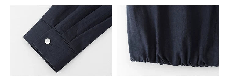 VOOE Lapel Pullover Loose Shirt