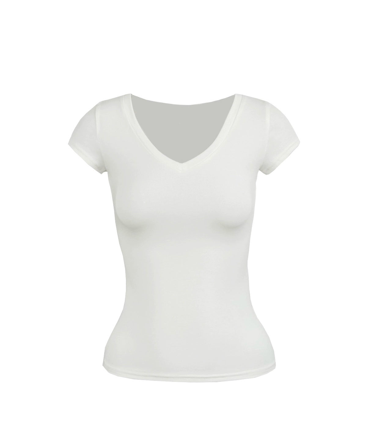 Jim Kennetv Neck Shoulder Slim Fit Tee