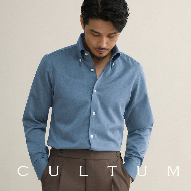 CULTUM Vintage Gentleman Casual Business Shirt