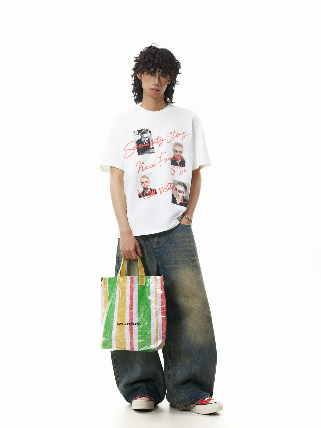 BTSG Retro Washed Yellow Mud Vertical Scimitar Jeans