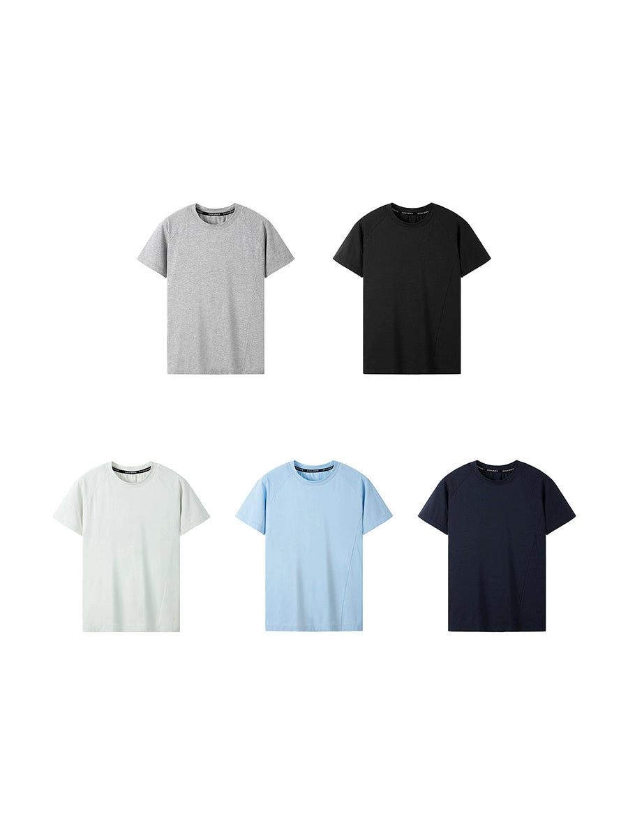 PLUS NO LOGO Thin and Comfortable Side Seam Tee