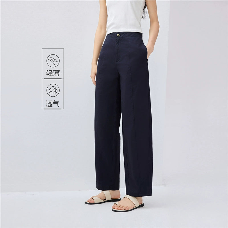 Giordano Casual Mid Waist Skinny Banana Pants