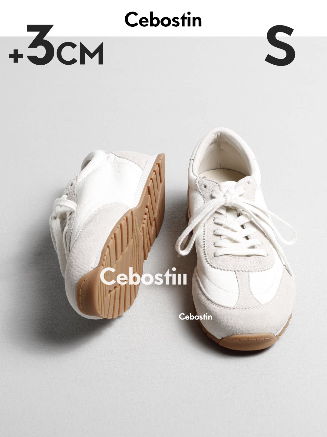 Cebostin Inner Height Increase Versatile Sports and Leisure Shoes