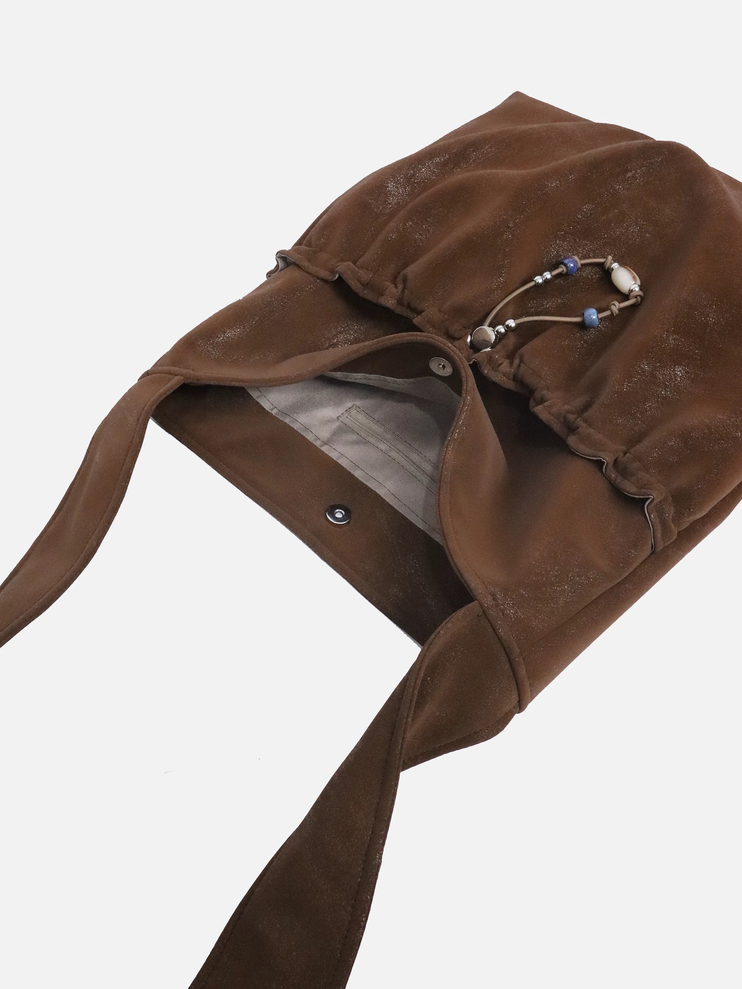 Heelwood Pleated Beaded Shoulder Bag