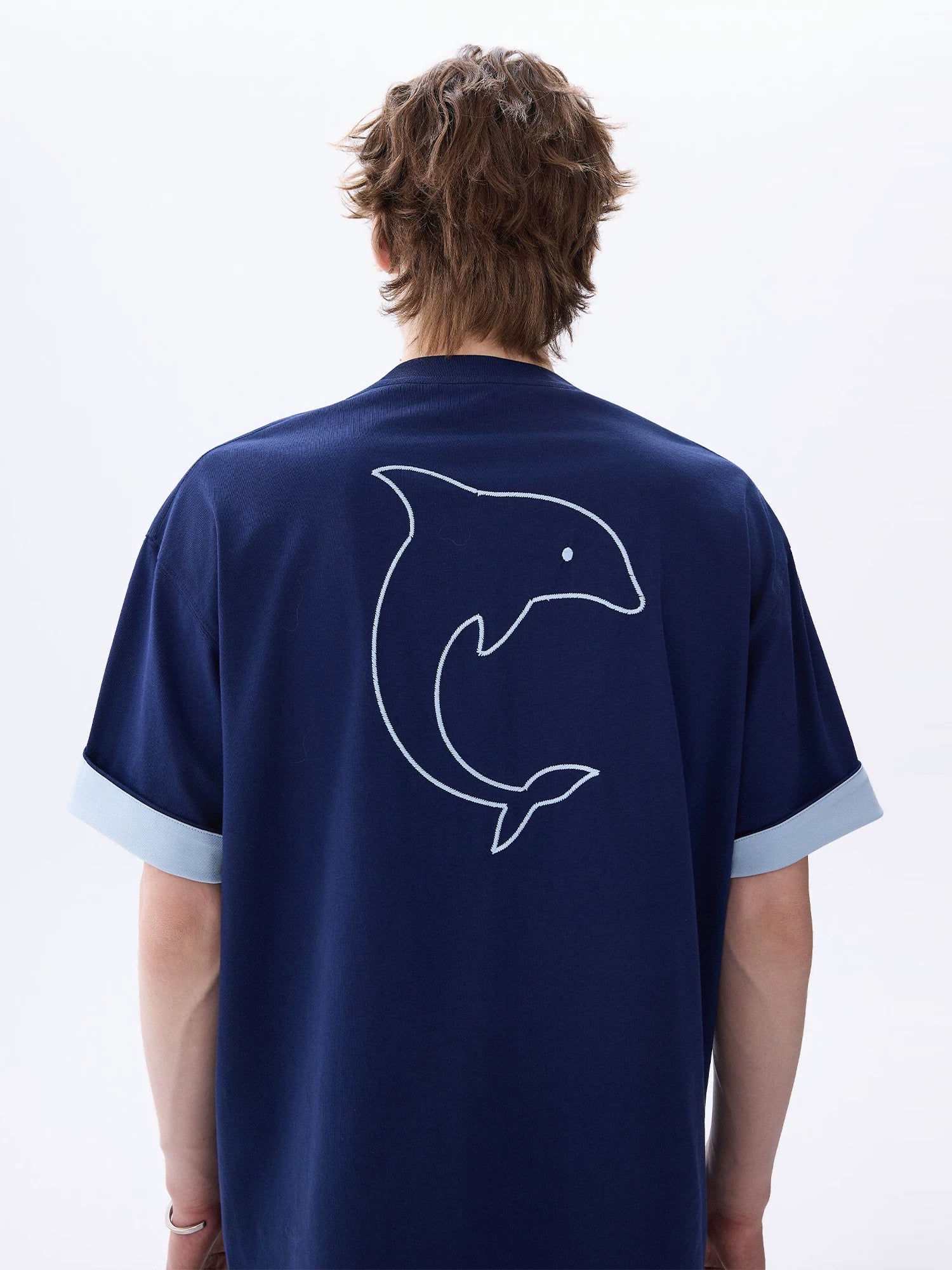 CHOR Cartoon Embroidery Loose Tee