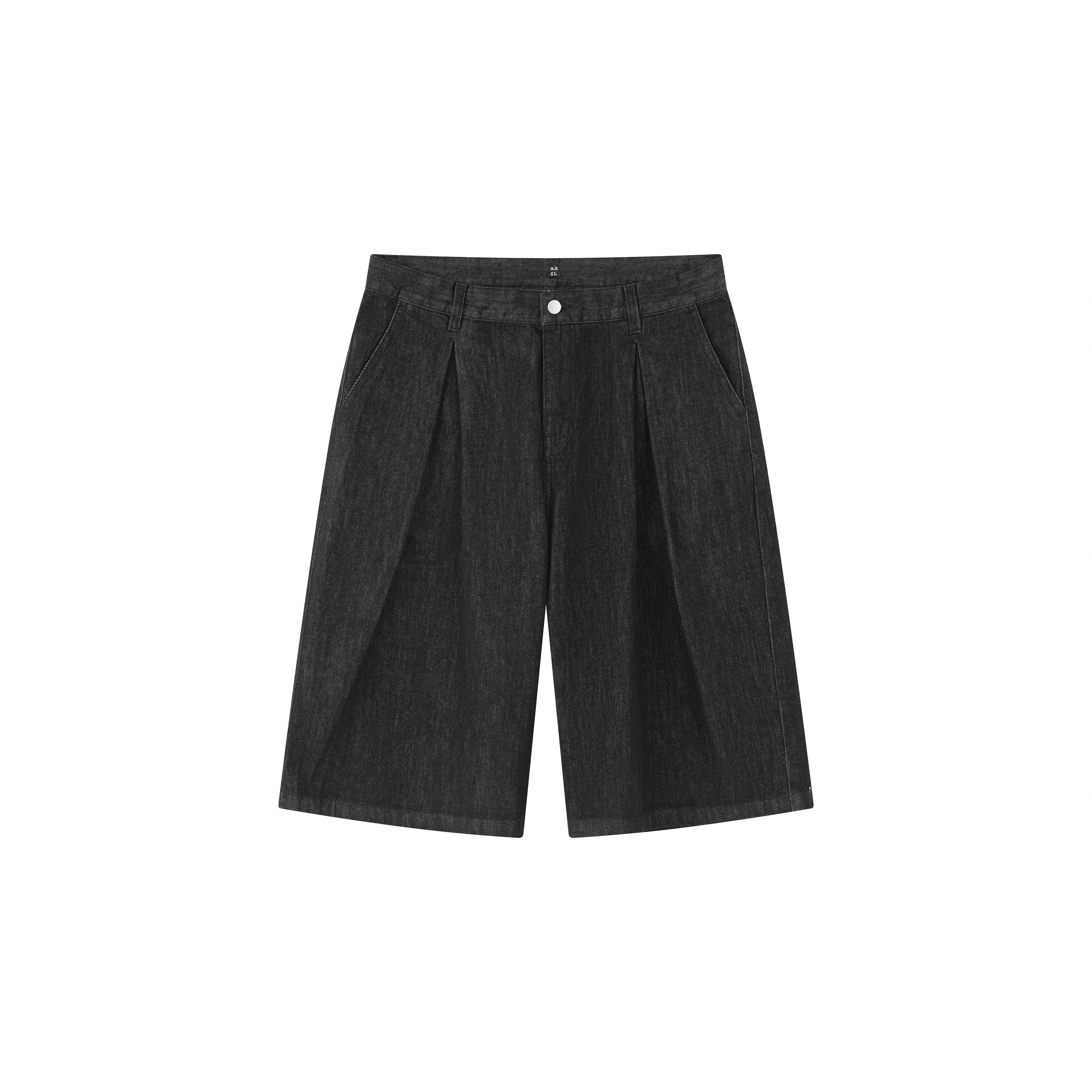 Anniehall Large Silhouette Denim Shorts