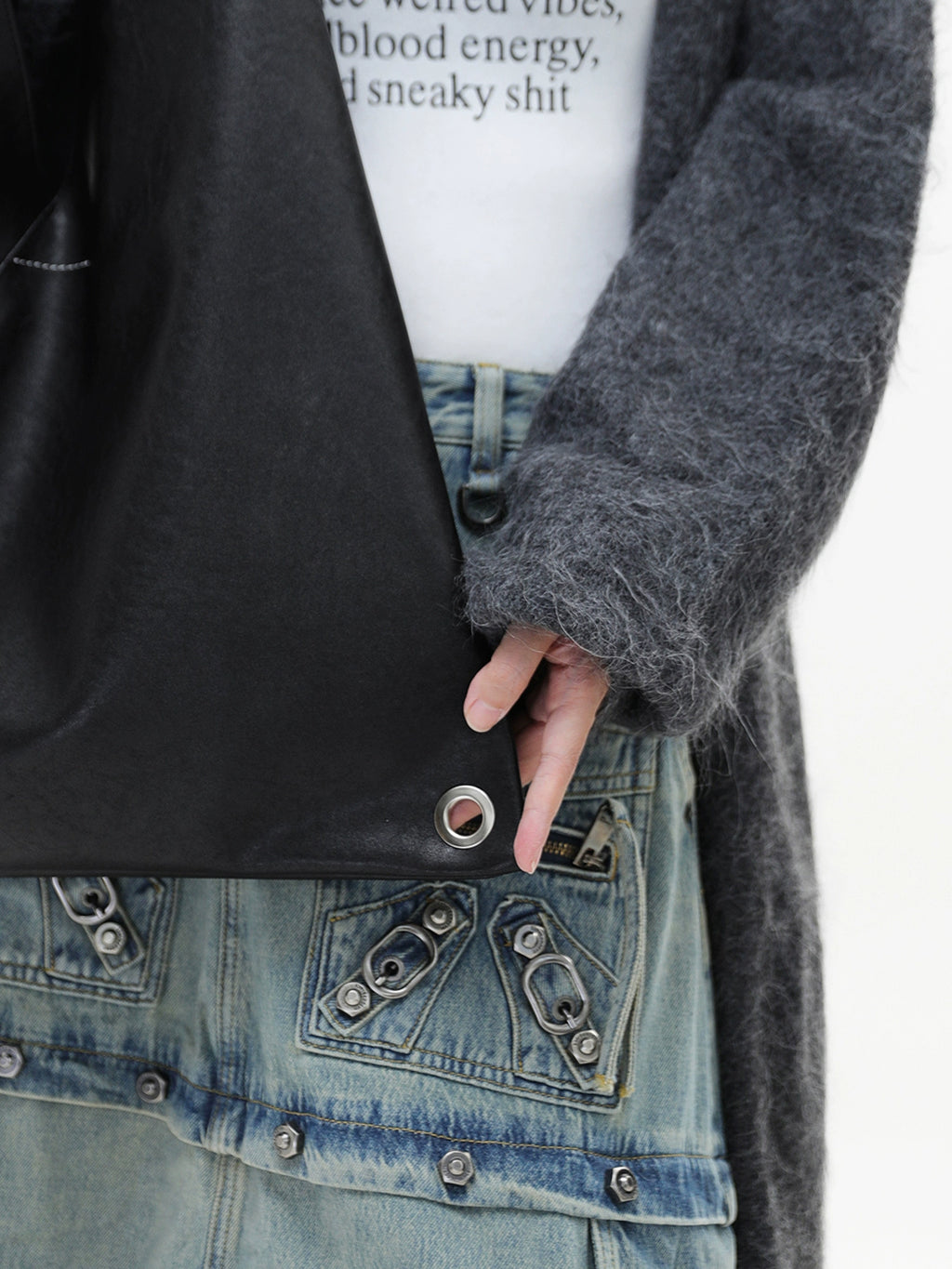 JANDRESS Minimalist Lazy Style Shoulder Armpit Bag