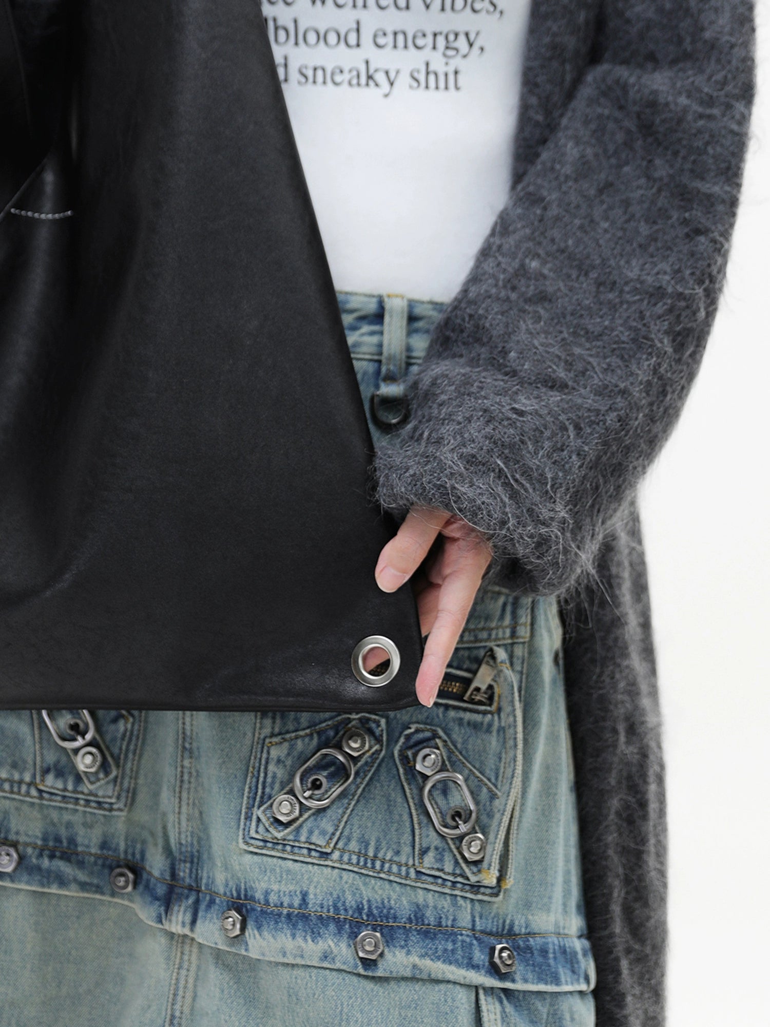 JANDRESS Minimalist Lazy Style Shoulder Armpit Bag