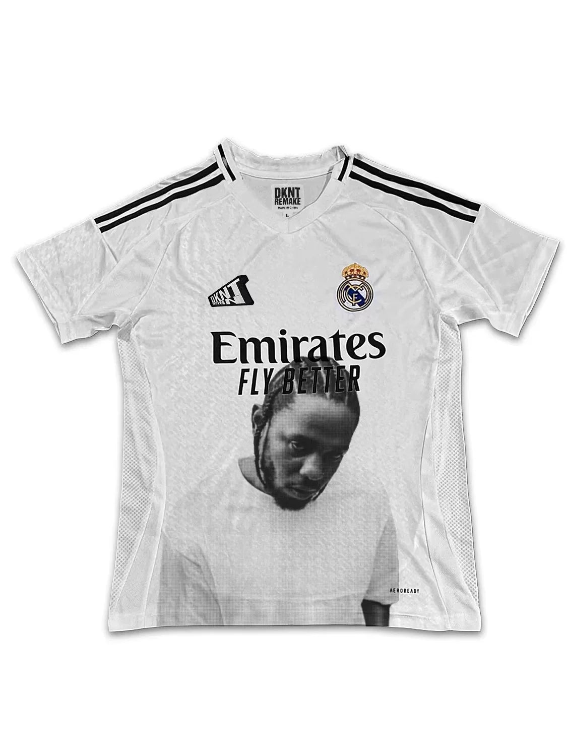 KANYE Casual Portrait Print Tee