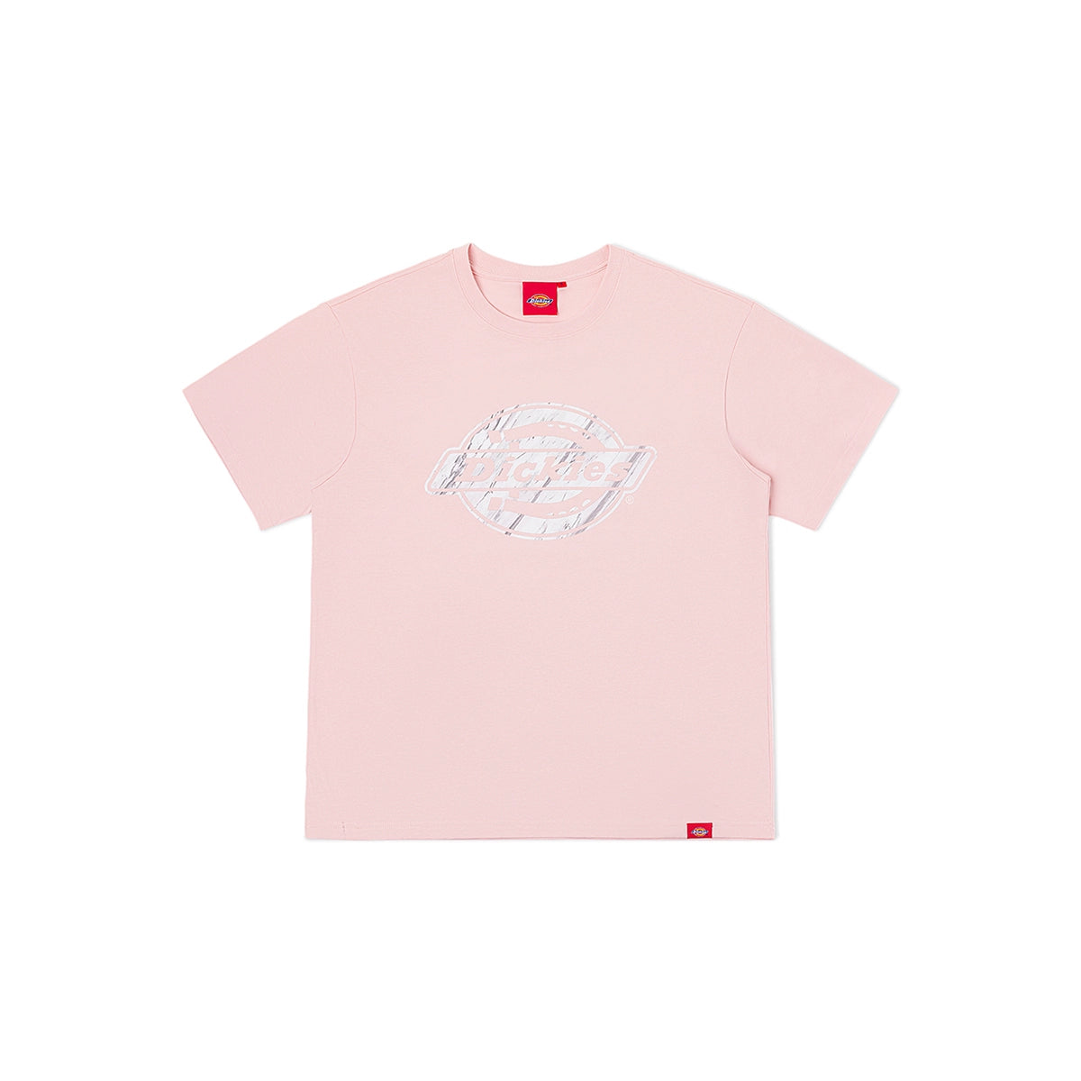 Dickies Marble Texture Large LOGO Printing Loose Tee