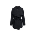 Audwyn Loose and Thin Lace-up Waist Suit Coat