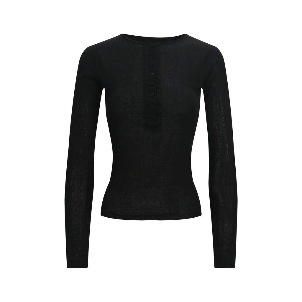 Jim Kennet Slim Slim Fit Pit Striped Long Sleeve Top