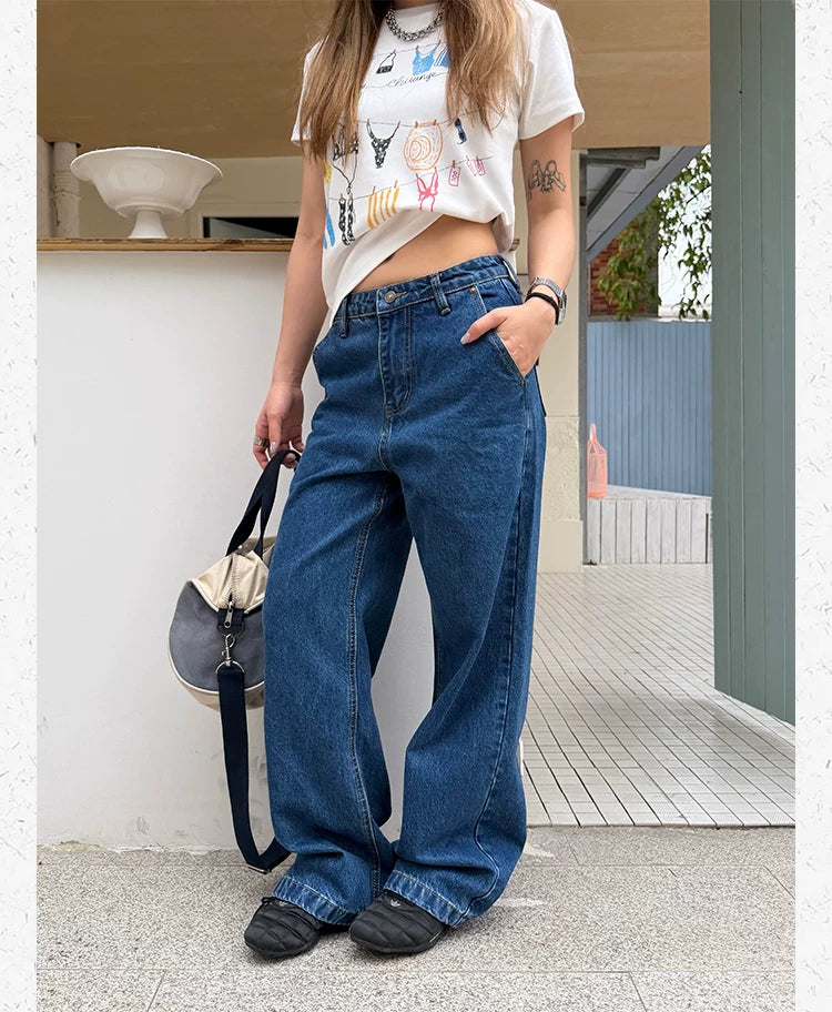 CCYE Simple Narrow Versatile Jeans
