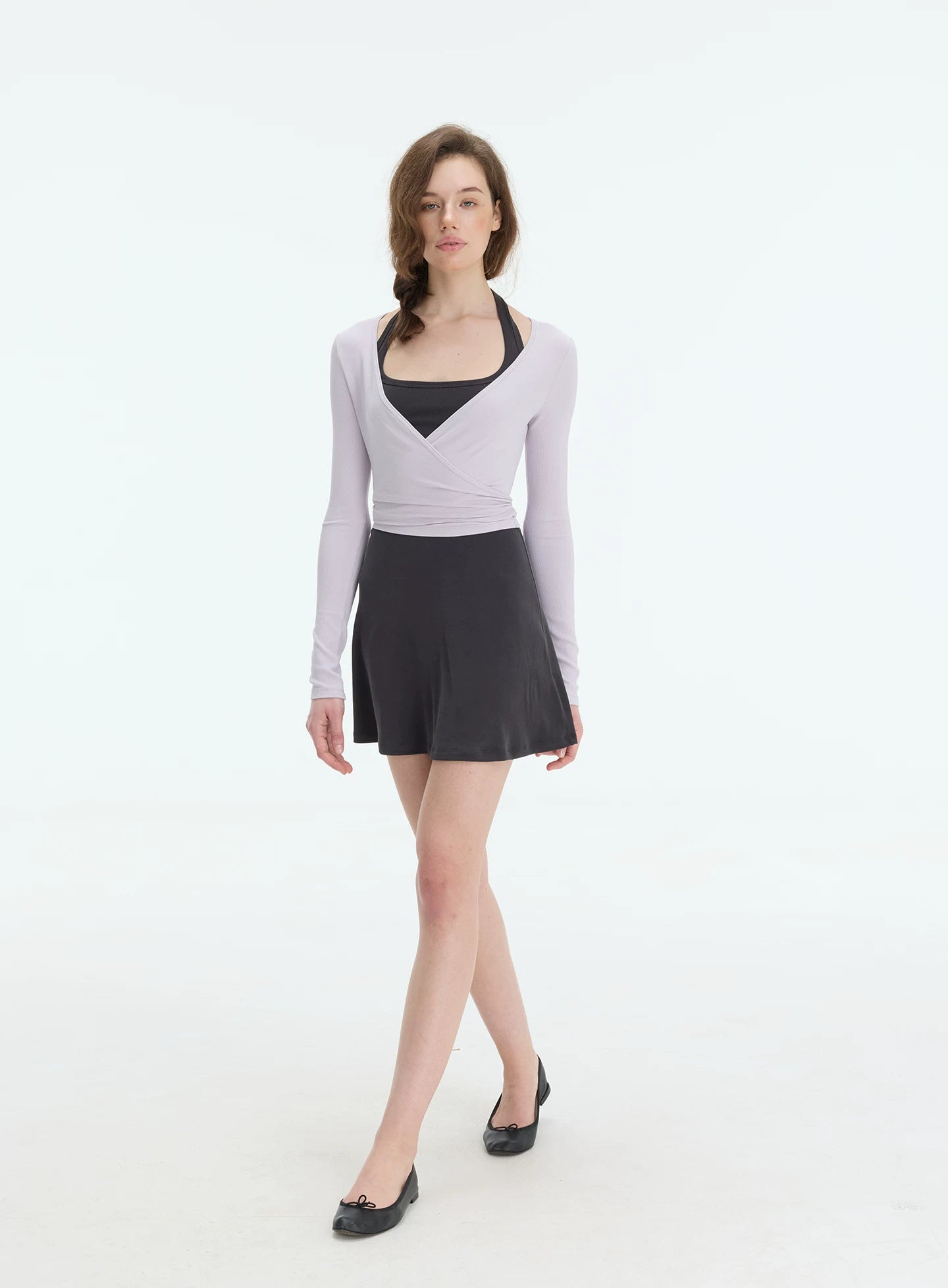 Veryrareme Neck Halter Slim Dress