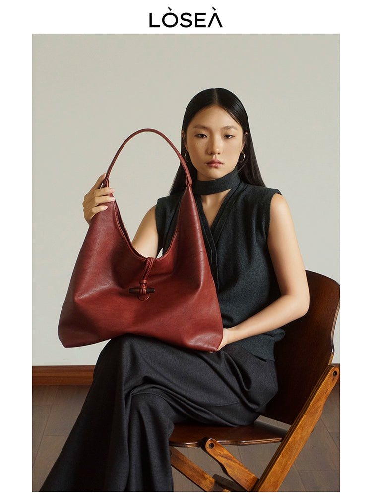 LOSEA New Chinese Minimalist Large Capacity Tote Bag