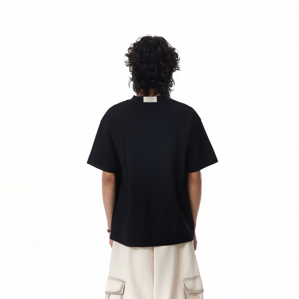 BTSG Oversize Short Sleeve Casual Versatile Basic Tee