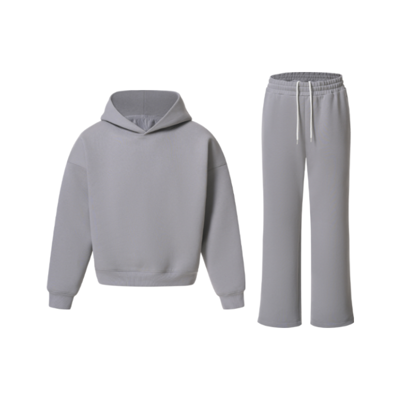 KONOOT Casual Zipper Pullover Sweatshirt Set