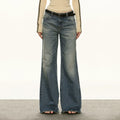 Ariseism Vintage Wide Leg Casual Jeans