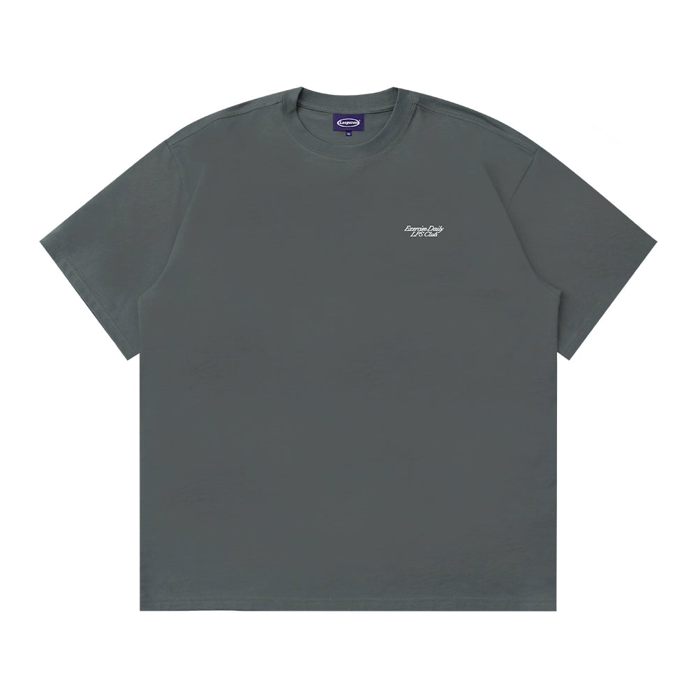 Loopsoon Back Letter Print Loose Tee