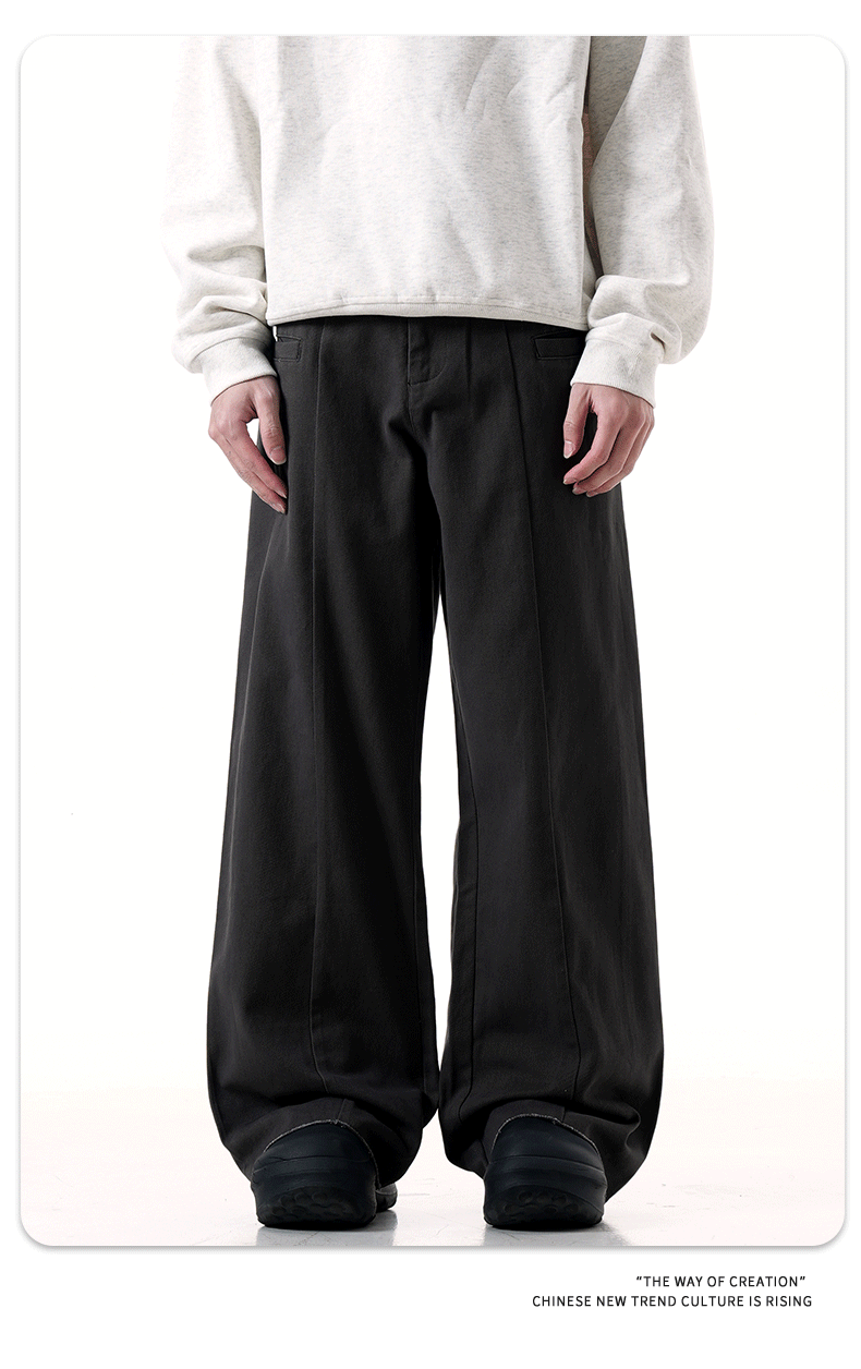 11KN cement gray suit Pants
