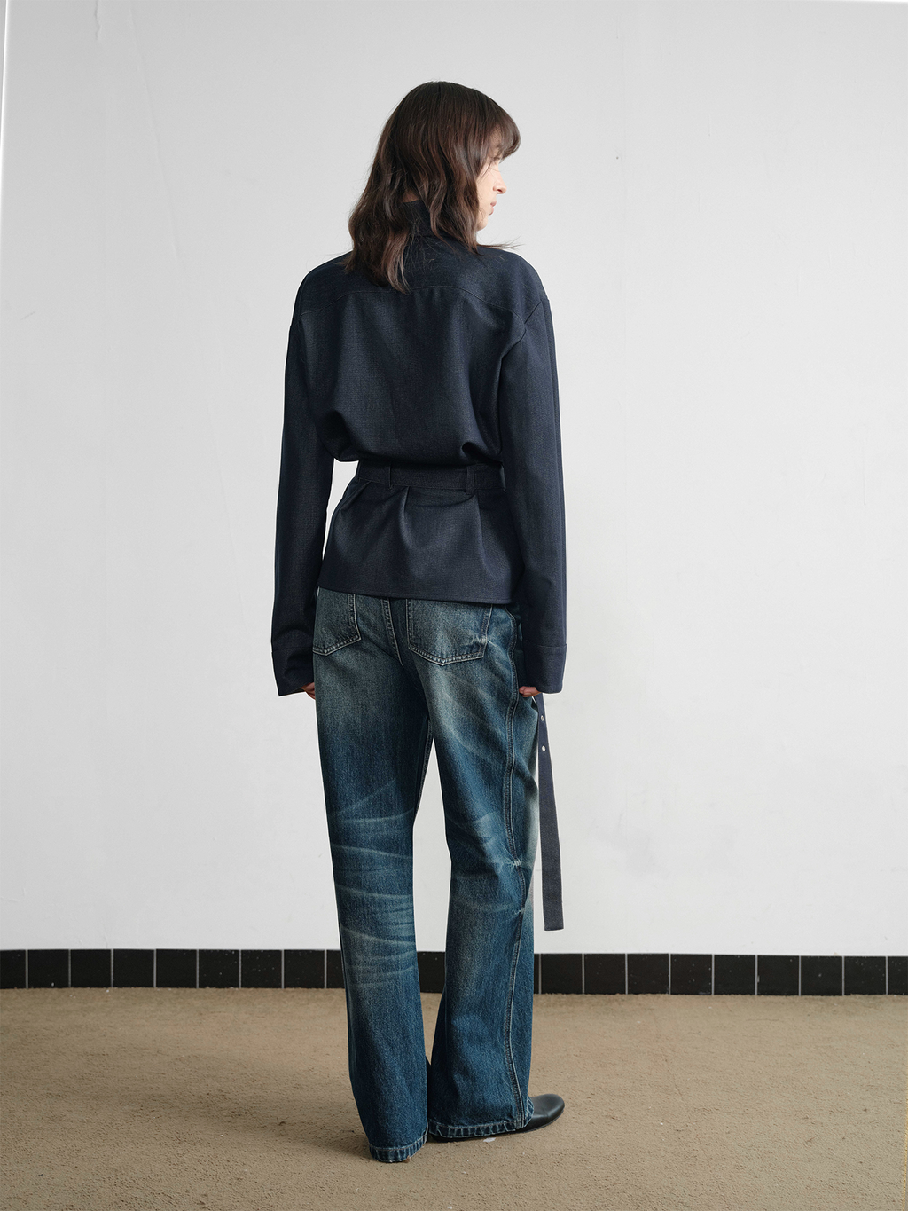 Slight Vogue Versatile Waist Shirt Jacket