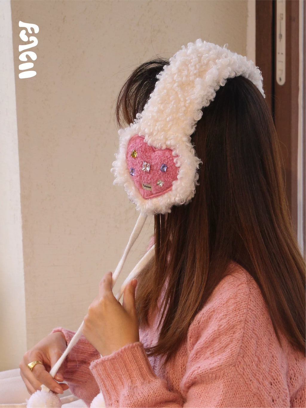FUNCOO Thermal Diamond Jewelry Foldable Antifreeze Earmuffs