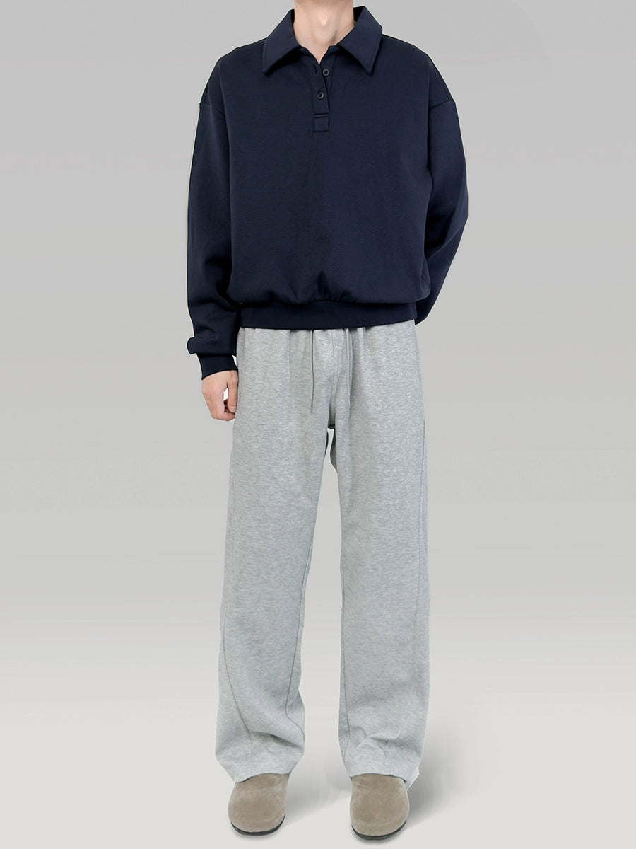 PLUS NO LOGO Wear-resistant Silky Casual Sweater