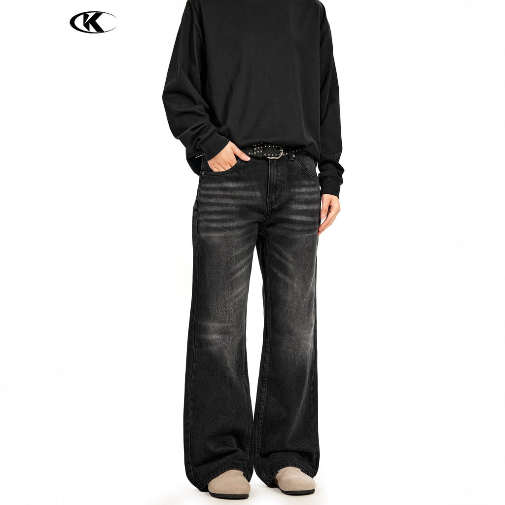 11KN Vintage Flared Slim Slim Straight Jeans