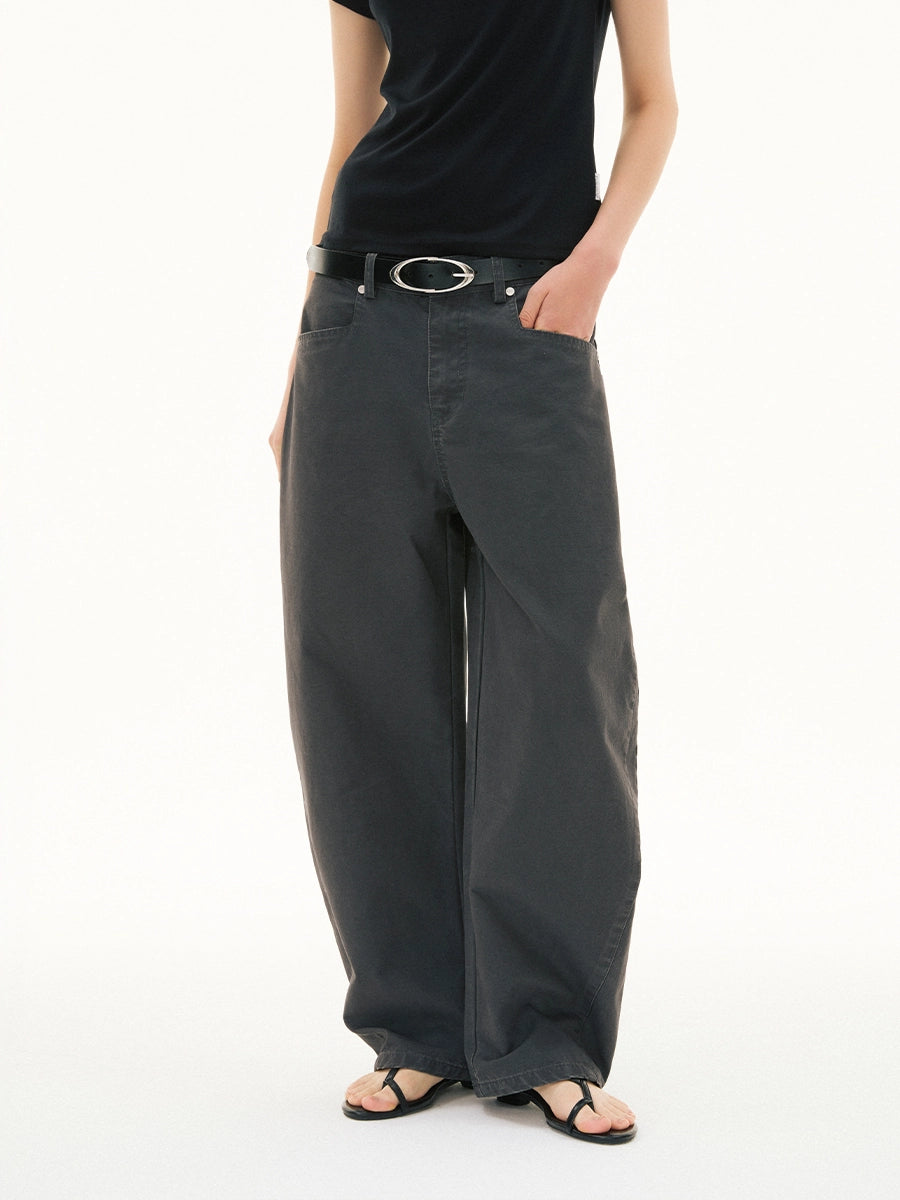 FUNKYFUN Old Stud Tooling Loose Casual Scimitar Pants