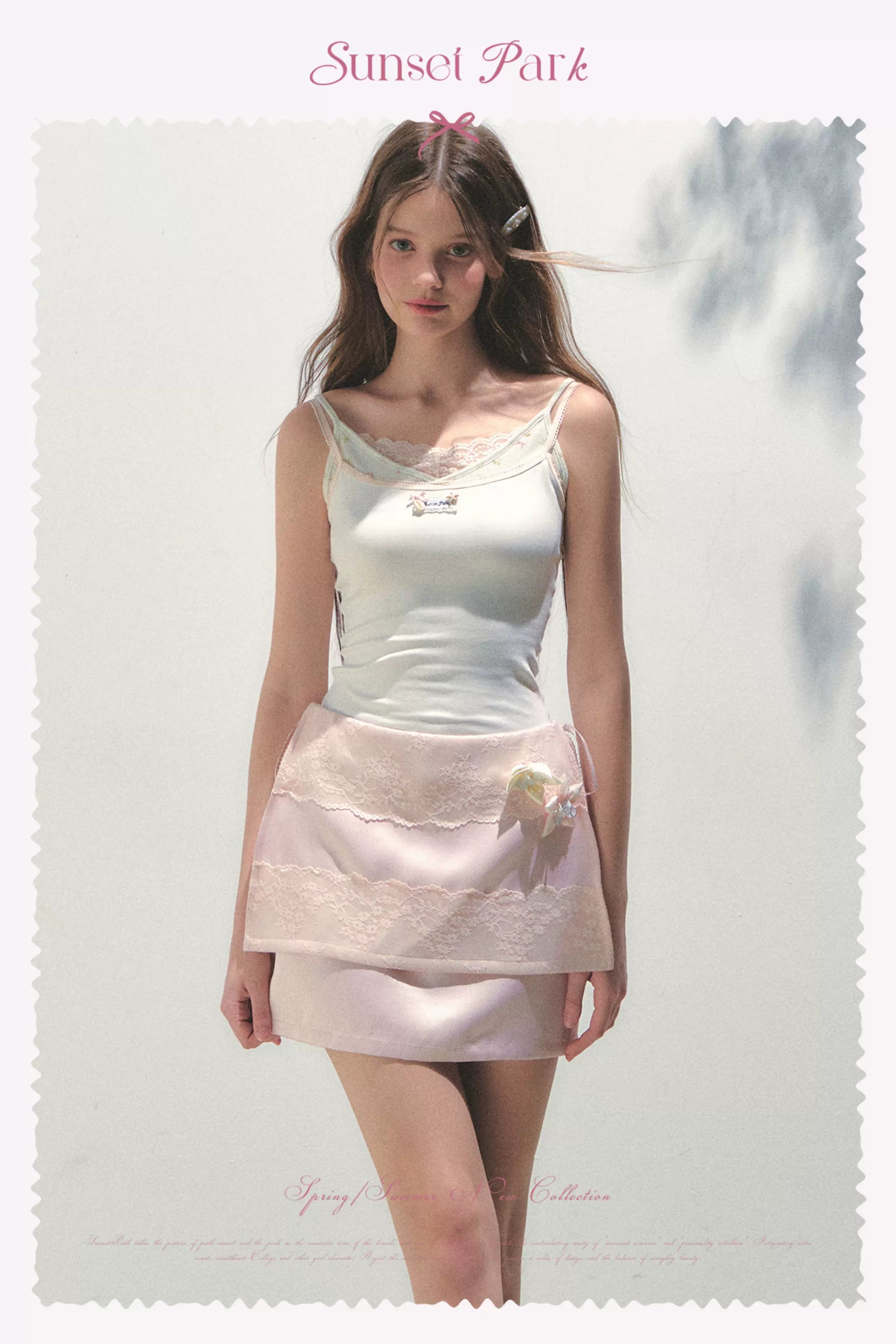 SunsetPark Three-dimensional Flower Decorative Hip Skirt