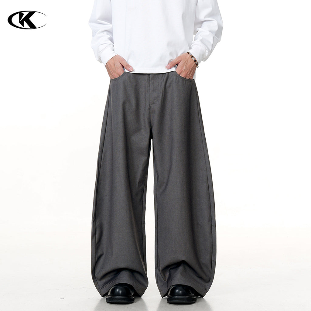 11KN Simple Personality Wide-leg Slacks