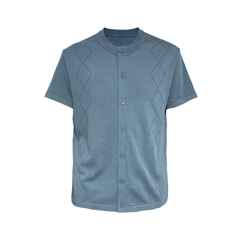 JCAESAR Diamond-knitted Cardigan