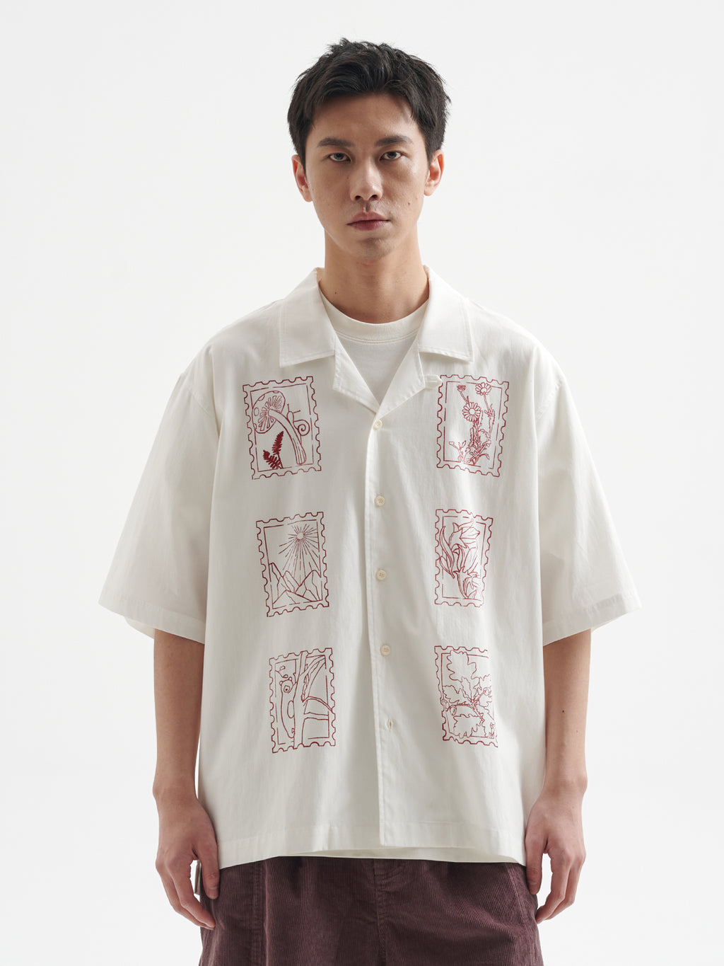 BUTTBILL 25SS Non-sensory water pulp cuban collar shirt